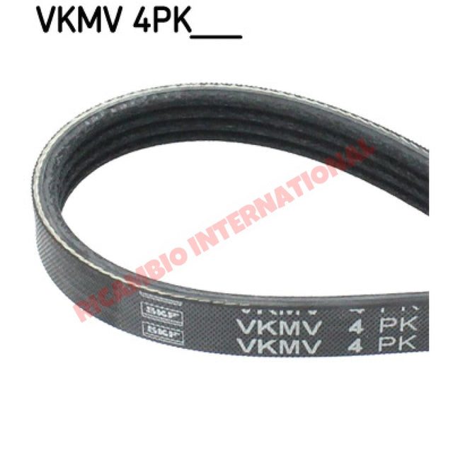 Alternator Belt (4 Rib) - Classic Fiat Panda,Cinquecento,Seicento,Punto MK1,Uno Lancia Y10 - Starter Motor