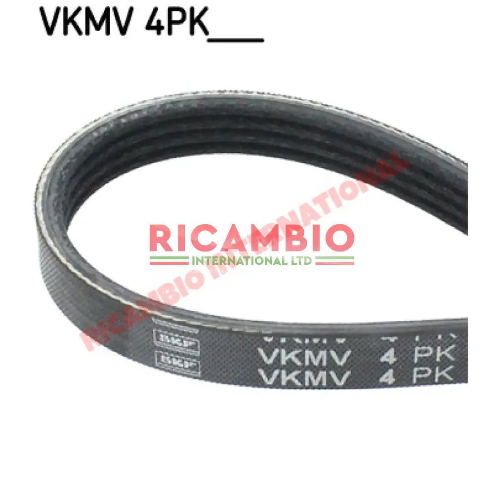 Alternator Belt (4 Rib) - Classic Fiat Panda,Cinquecento,Seicento,Punto MK1,Uno Lancia Y10 - Starter Motor