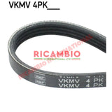 Alternator Belt (4 Rib) - Classic Fiat Panda,Cinquecento,Seicento,Punto MK1,Uno Lancia Y10 - Starter Motor