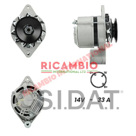 Alternator Brand New - Lancia Fulvia Saloon & Coupe S2 & S3 (1200,1300 & 1600) all models - Lancia Fulvia