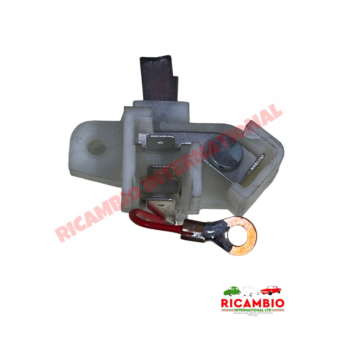 Alternator Internal Brush & Holder - Classic Fiat 500 126 - Reconditioned Parts