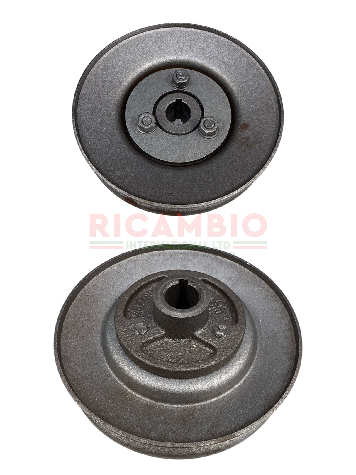 Alternator Pulley,Hub and Shim Assembly - Classic Fiat 500 126 - Reconditioned Parts
