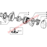Alternator Voltage Regulator - Classic Fiat Panda,126 BIS,Uno,Cinquecento,Seicento,Coupe,Strada/Ritmo,X19 Lancia Delta