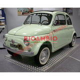 Aluminium Bonnet Moulding - Classic Fiat 500 - Chrome - Aluminium & Exterior Trim Parts