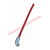Aluminium Crankcase Breather,Gasket & Hose Kit - Classic Fiat 500,126 - Red silicone hose 500mm - Mechanical & Engine