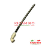 Aluminium Crankcase Breather,Gasket & Hose Kit - Classic Fiat 500,126 - Black silicone hose 500mm - Mechanical & Engine