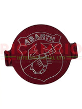 Aluminium Distributor Cap - Classic Fiat 500 126 - Red Aluminium Abarth - Fiat 126 Ignition & Electrical Items
