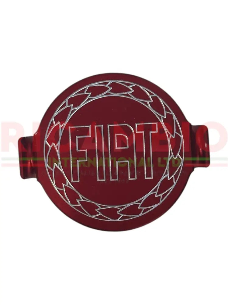 Aluminium Distributor Cap - Classic Fiat 500 126 - Red Aluminium Fiat - Fiat 126 Ignition & Electrical Items