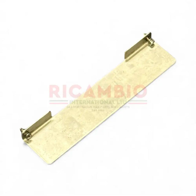 Aluminium Front Number Plate Plinth & Fittings - Classic Fiat 500 - Classic Fiat 500 Parts & Spares