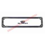 Aluminium Number Plate Frame & Fittings Kit - Classic Fiat 500 600 850 - Chrome - Aluminium & Exterior Trim Parts