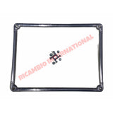 Aluminium Number Plate Frame & Fittings Kit - Classic Fiat 500 600 850 - Chrome - Aluminium & Exterior Trim Parts