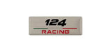 Aluminium ’RACING’ Badge - 124