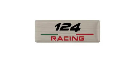 Aluminium ’RACING’ Badge - 124
