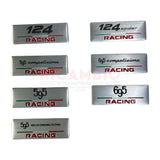 Aluminium ’RACING’ Badge