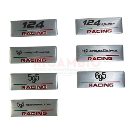 Aluminium ’RACING’ Badge
