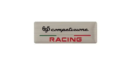 Aluminium ’RACING’ Badge - 695 competizione