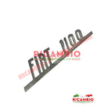 Aluminium Rear Badge & Clips - Fiat 1100 - Badges & Emblems