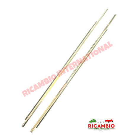 Aluminium Sill Moulding Trim Kit (2 piece) - Autobianchi Bianchina - Exterior Parts and Trims