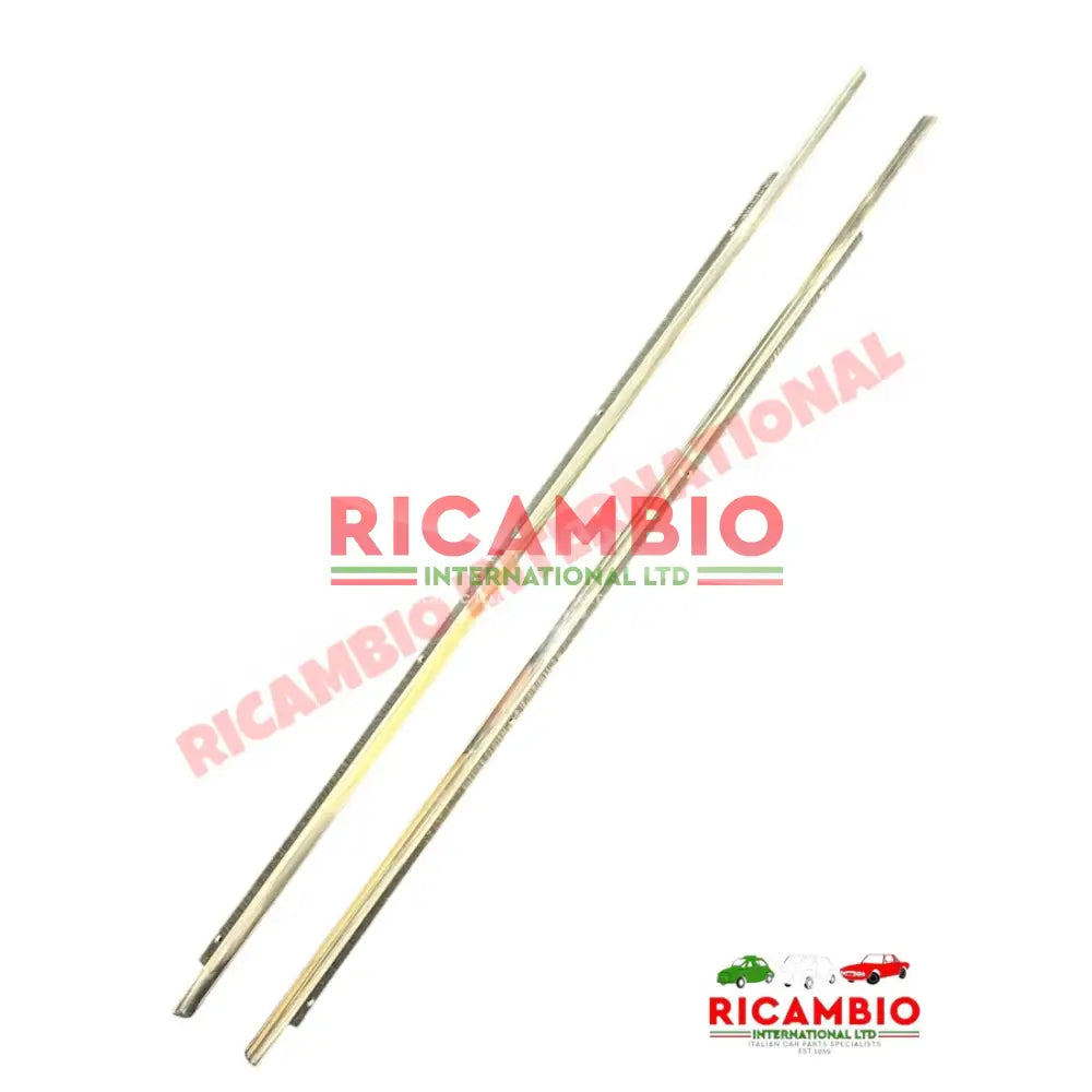Aluminium Sill Moulding Trim Kit (2 piece) - Autobianchi Bianchina - Exterior Parts and Trims