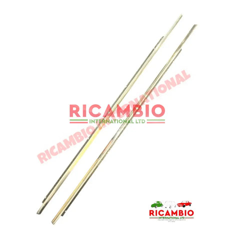 Aluminium Sill Moulding Trim Kit (2 piece) - Autobianchi Bianchina - Exterior Parts and Trims