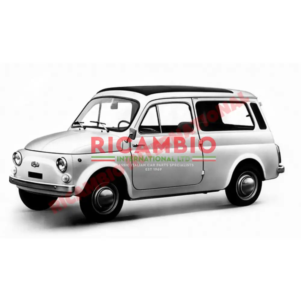 Aluminium Sill Moulding Trim Kit (2 piece) - Classic Fiat 500 - Chrome - Aluminium & Exterior Trim Parts