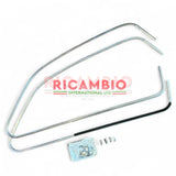 Aluminium Window Surround Trim Kit - Classic Fiat 500 - Chrome - Aluminium & Exterior Trim Parts