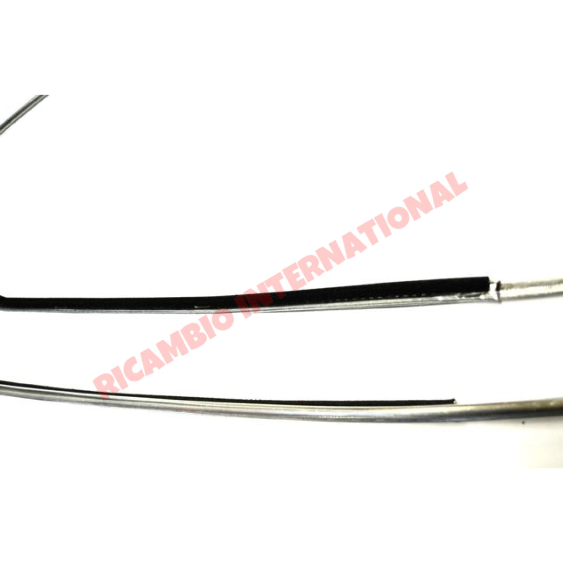 Aluminium Window Surround Trim Kit (with Quarter Light) - Fiat 600 - Chrome - Aluminium & Exterior Trim Parts