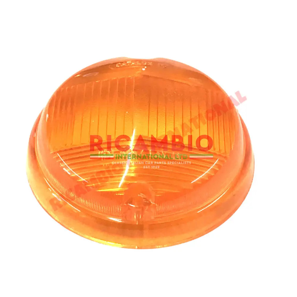 Amber Front Indicator Lens - Fiat 850 124 1100 - Lights - Lamps & Lenses