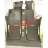 Anthracite Carpet Complete (for LHD) - Classic Fiat 500 - Carpet