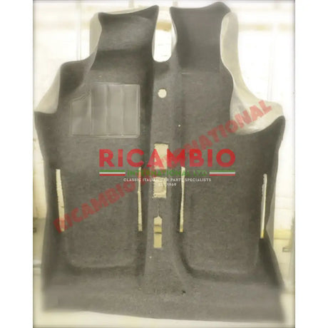 Anthracite Carpet Complete (for LHD) - Classic Fiat 500 - Carpet
