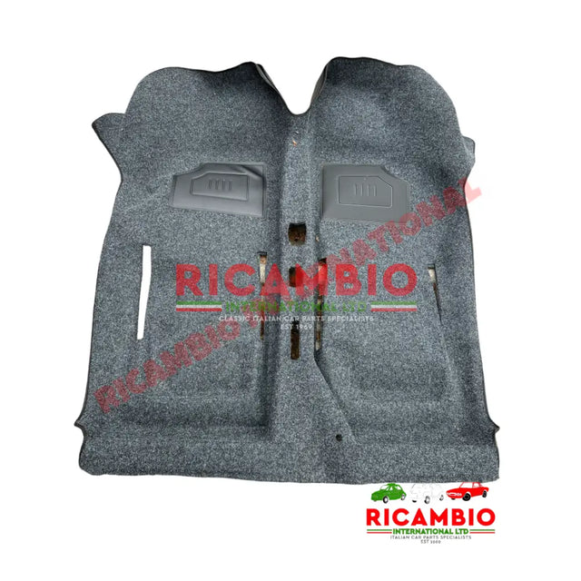 Anthracite Carpet Complete (for RHD) - Classic Fiat 500 - Carpet