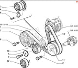Auxillary Belt - Fiat Coupe,Bravo,Marea - fan belt