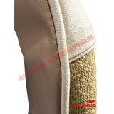 Beige Cloth & Vinyl Seat Covers Set - Classic Fiat 500 - Seat Covers - Padding and Seat Spring