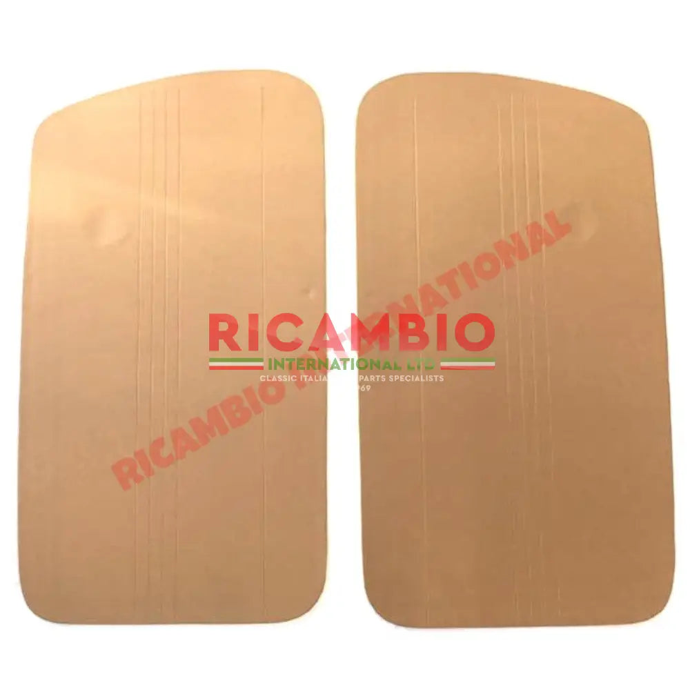 Beige Inner Door Panel Kit (455mm) - Classic Fiat 500D/G - Classic Fiat 500 Parts & Spares