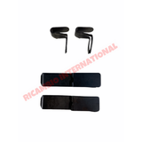 Beige Inner Rear Arch Trims & Clips Set - Classic Fiat 500F - Interior Parts and Trim