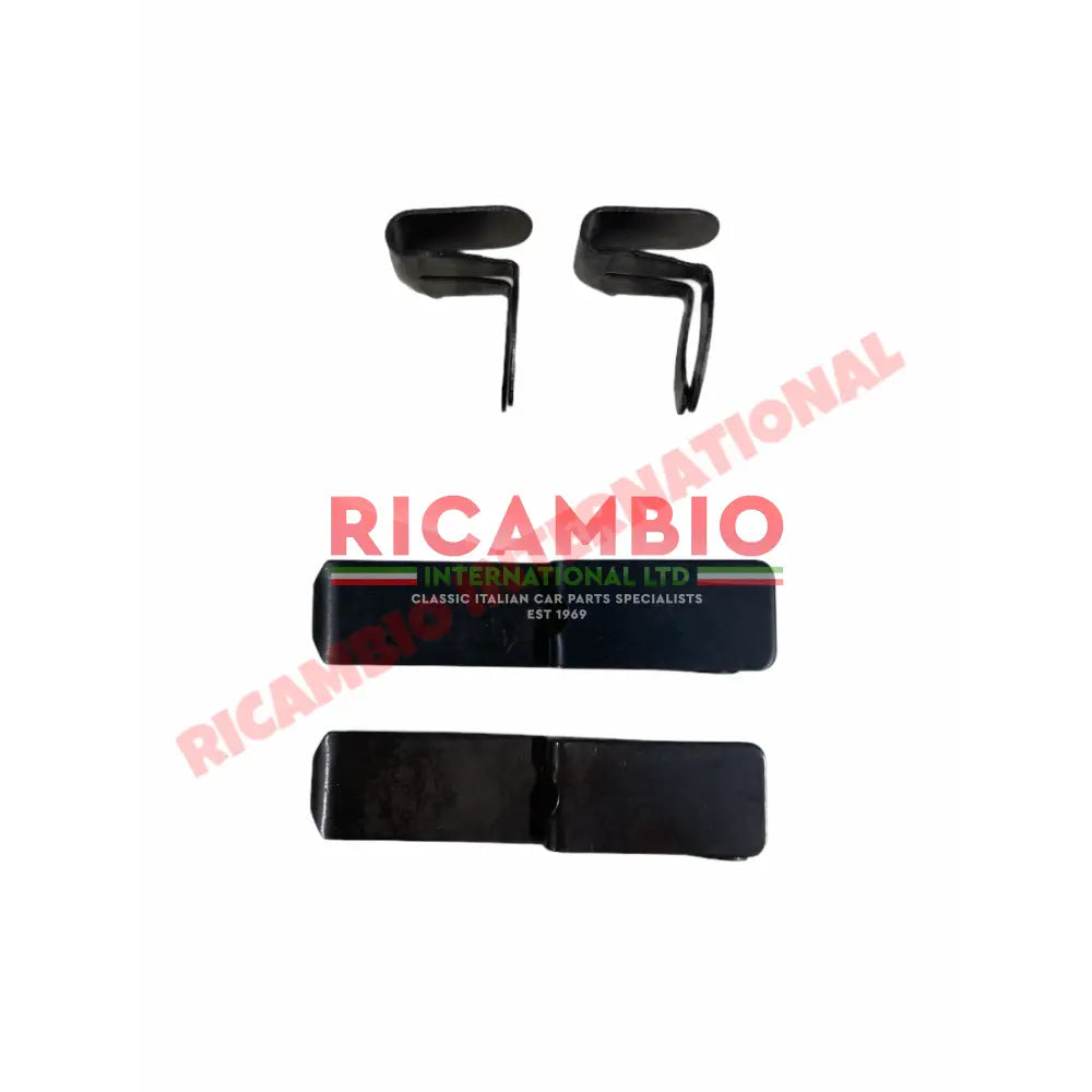 Beige Inner Rear Arch Trims & Clips Set - Classic Fiat 500F - Interior Parts and Trim