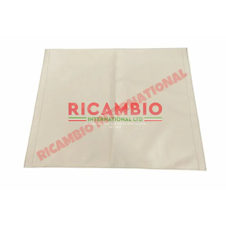 Beige MOHAIR SHORT Sunroof Cover - Classic Fiat 500 126 - Sunroof