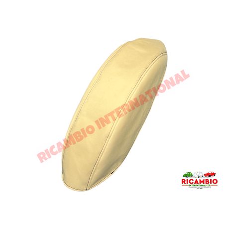 Beige Mohair Spare Wheel Cover - Classic Fiat 500 - Wheels - Tyres and Tubes