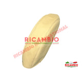 Beige Mohair Spare Wheel Cover - Classic Fiat 500 - Wheels - Tyres and Tubes