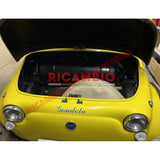 Beige Mohair Spare Wheel Cover - Classic Fiat 500 - Wheels - Tyres and Tubes