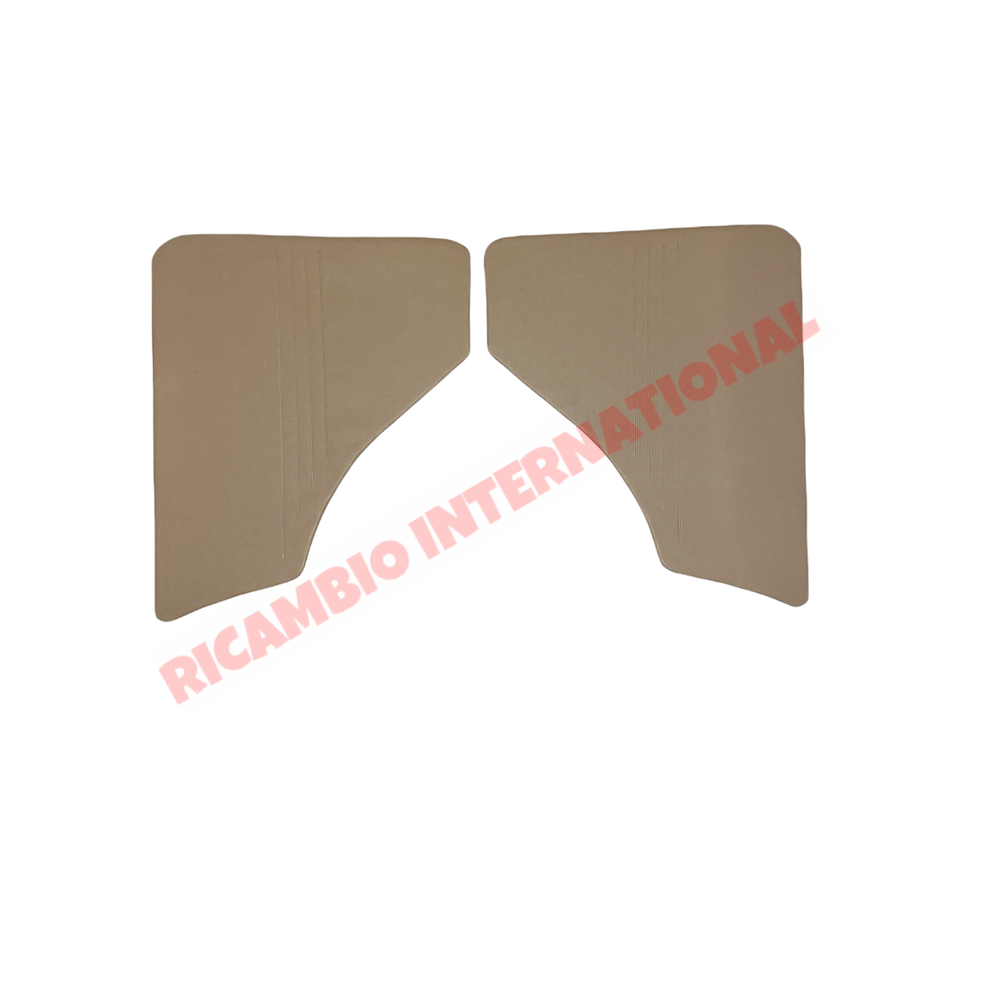 Beige Rear Inner Panels - Classic Fiat 500F - Classic Fiat 500 Parts & Spares