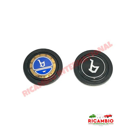 Bertone Horn Push Button - Fiat 125,128,131,850 X19,1100,Strada Lancia Stratos Lamborghini