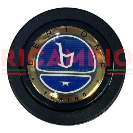 Bertone Horn Push Button - Fiat 125,128,131,850 X19,1100,Strada Lancia Stratos Lamborghini - Bertone Badge - Horn Push