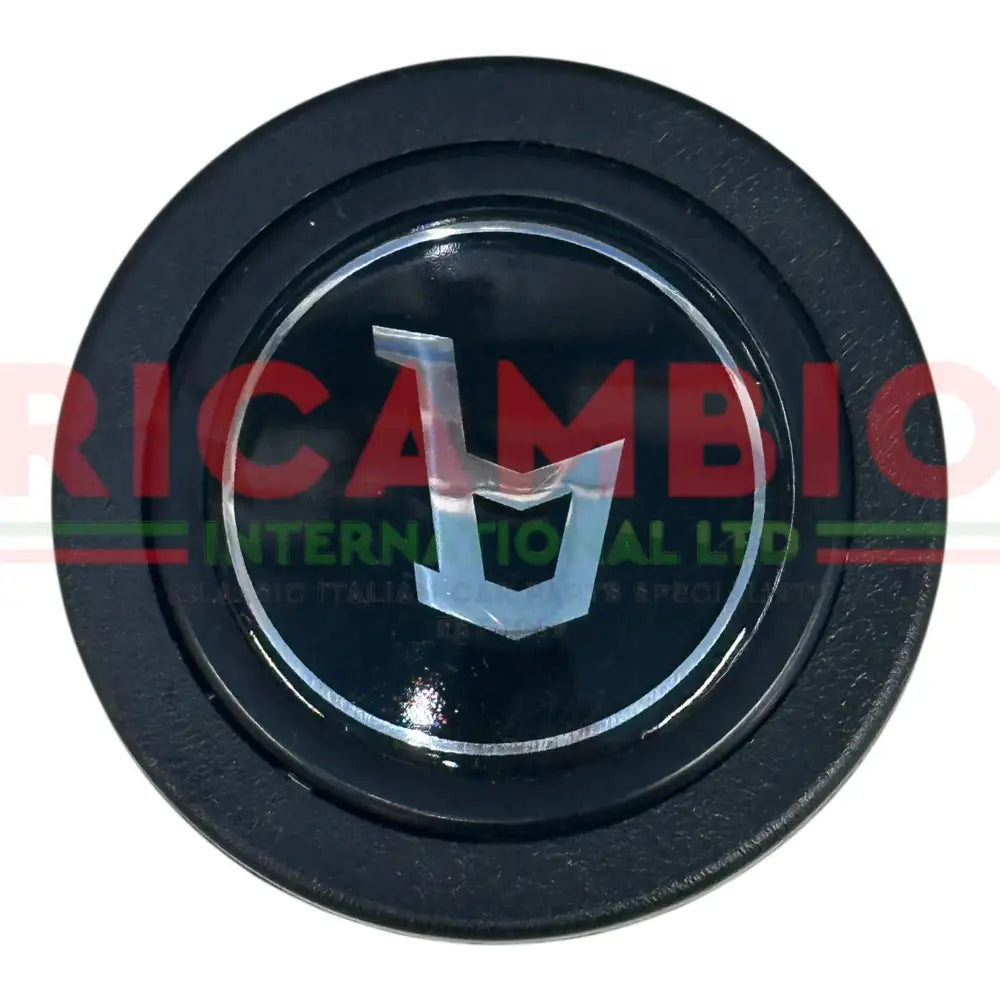 Bertone Horn Push Button - Fiat 125,128,131,850 X19,1100,Strada Lancia Stratos Lamborghini - Bertone Black - Horn Push