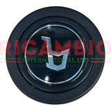 Bertone Horn Push Button - Fiat 125,128,131,850 X19,1100,Strada Lancia Stratos Lamborghini - Bertone Black - Horn Push