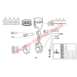 Big End Con Rod Shell Bearing Kit (STD Size) - Classic Fiat 500 - Classic Fiat 500 Parts & Spares