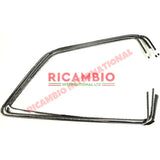 Black Aluminium Window Trim Surround Kit (4 piece) - Autobianchi A112 - Exterior Parts and Trims