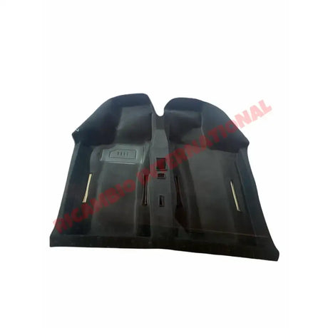 Black Carpet Complete (LHD) - Fiat 600 - Interior Parts