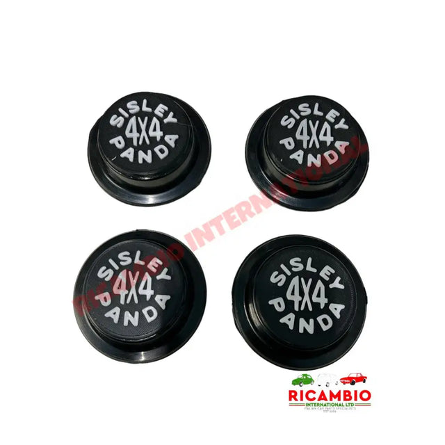 Panda Rim Cap Black Centre Hub Cap Kit - Classic Fiat Panda 4x4 – Ricambio ...
