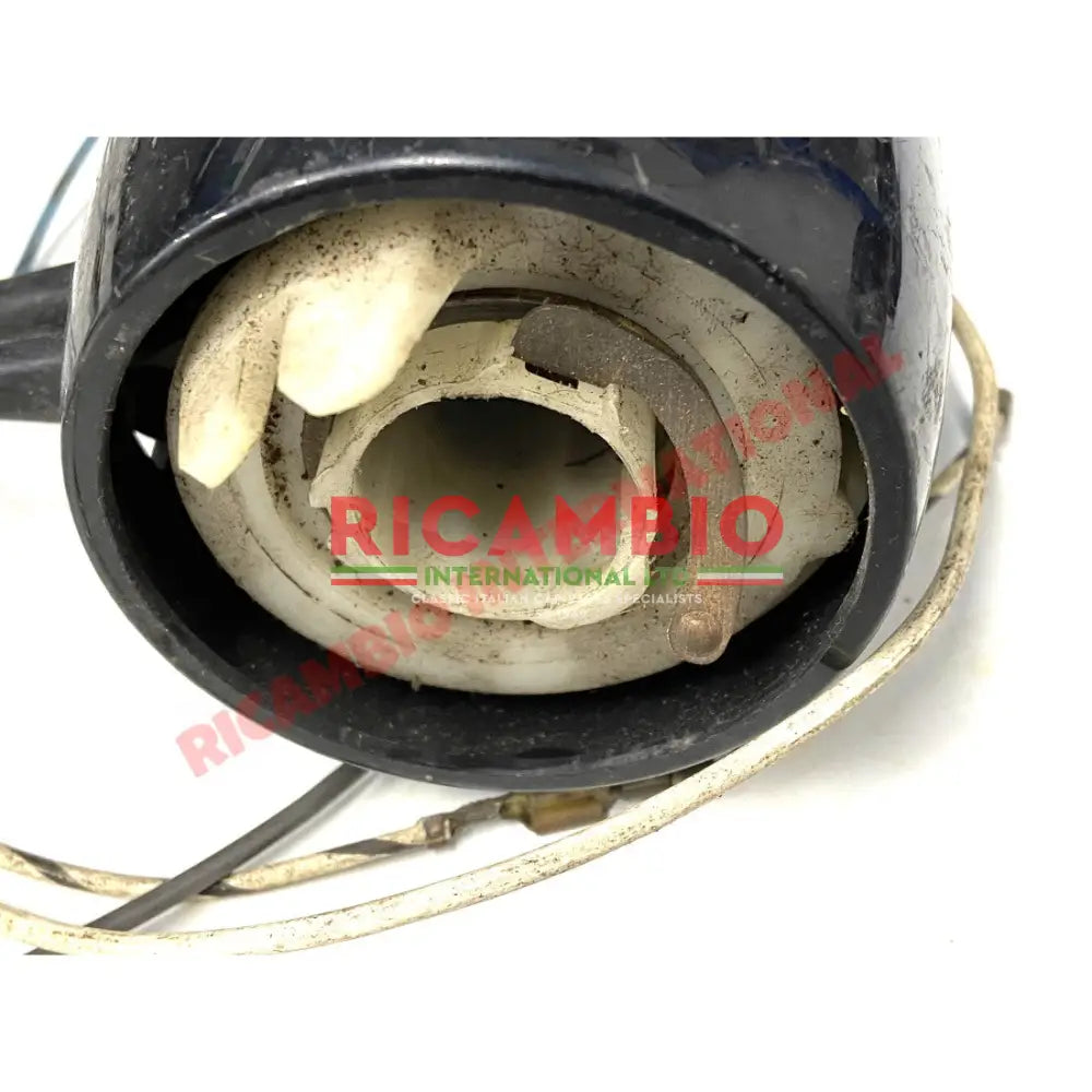 Black & Chrome Column Indicator Switch - Classic Fiat 500 600 - GENUINE COLUMN SWITCHES